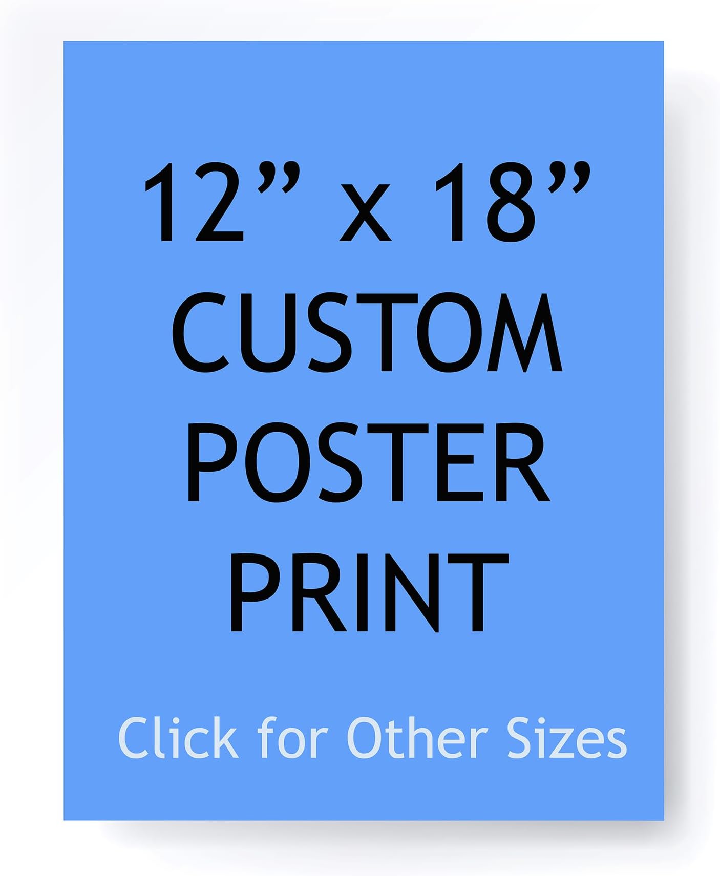 Pera Print - Custom Poster Print - Upload Your Image/Photo - Personalized Photo Prints, Create Your Own Poster - Print Any Photos, Images - 12 x 18 inches