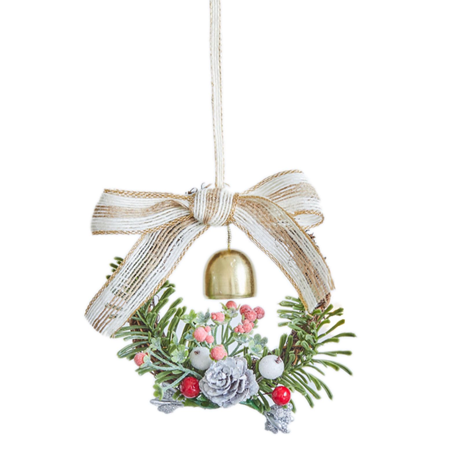Tsophreniq Christmas Wreath Decoration for Home and Bring Holiday Cheer with Delicate Craftsmanship Ornaments Holiday Home Decor