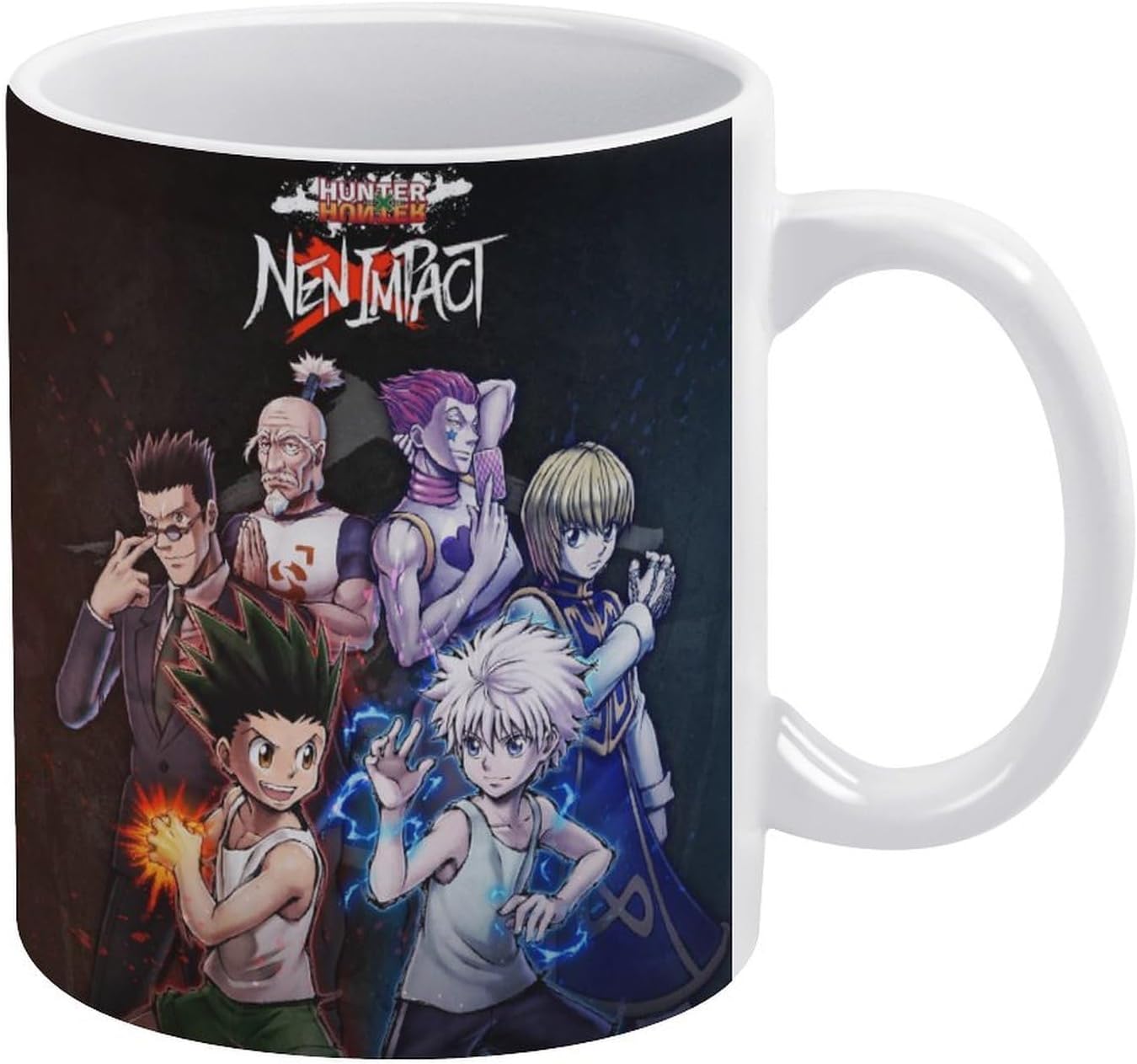 ハンター×ハンター マグカップ コップ 瀬戸物 セラミック 飲み物用 アニメ ゲーム 推し キャラ 誕生日 クリスマス プレゼント 記念品 ゲーム カフェ・オフィス・家用