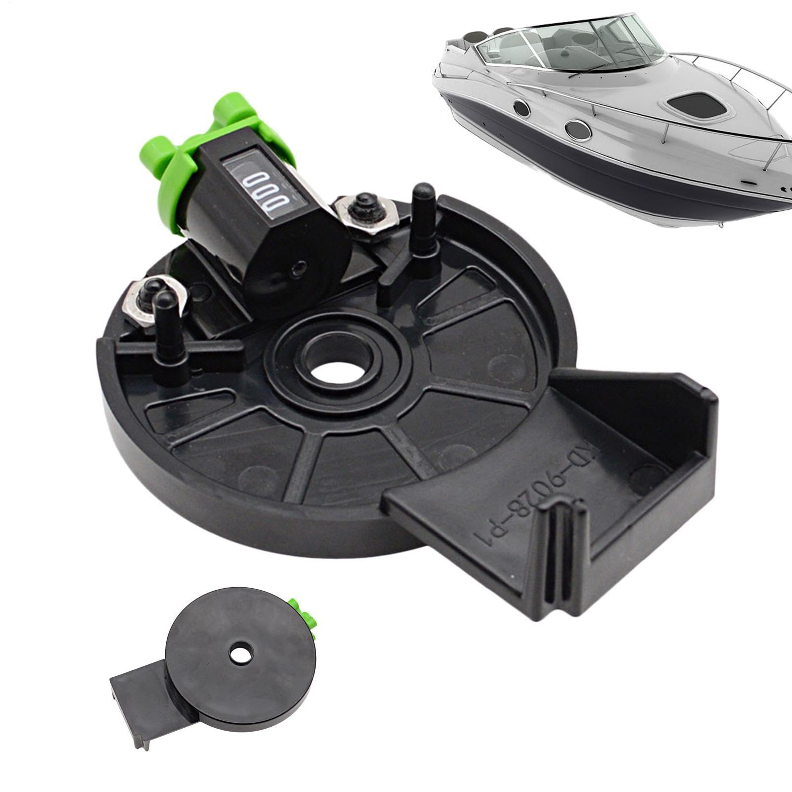Contador de líneas de pesca bidireccional compacto de 4.33x2.95 pulgadas 8