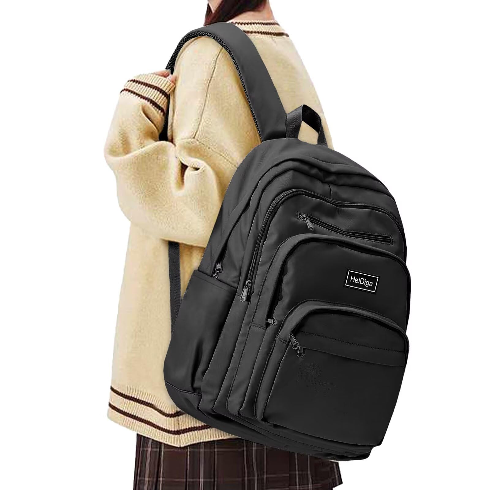 Clufar Schulrucksack Teenager Jungen Mädchen Wasserdicht Rucksack Herren Damen für Schule Daypack Schulranzen Schultasche Schulrucksäcke School Bag Großer für Causal Travel Reisen