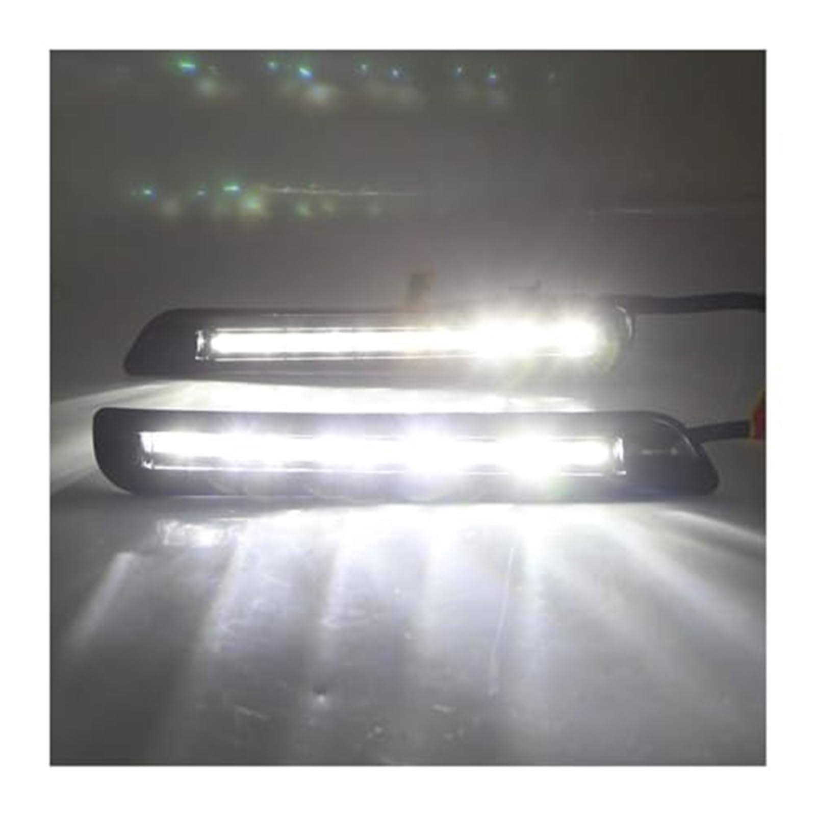 Dla Lexus, dla LX570 2011 miganie samochodu 1 para światła do jazdy dziennej LED wodoodporna lampa przeciwmgielna DRL lampka kierunkowskazu Światło kierunkowskazu samochodowego(BLACK Black cov