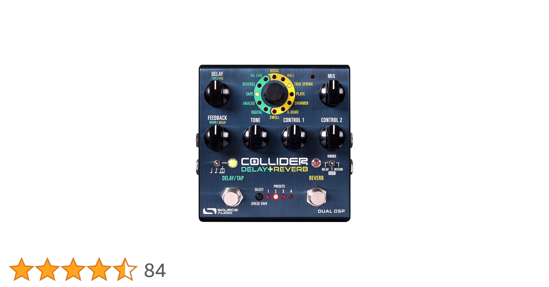 ギター Source Audio SA263 Collider Delay+Reverb Source Audio Collider Delay & Reverb Pedal : Amazon.ca
