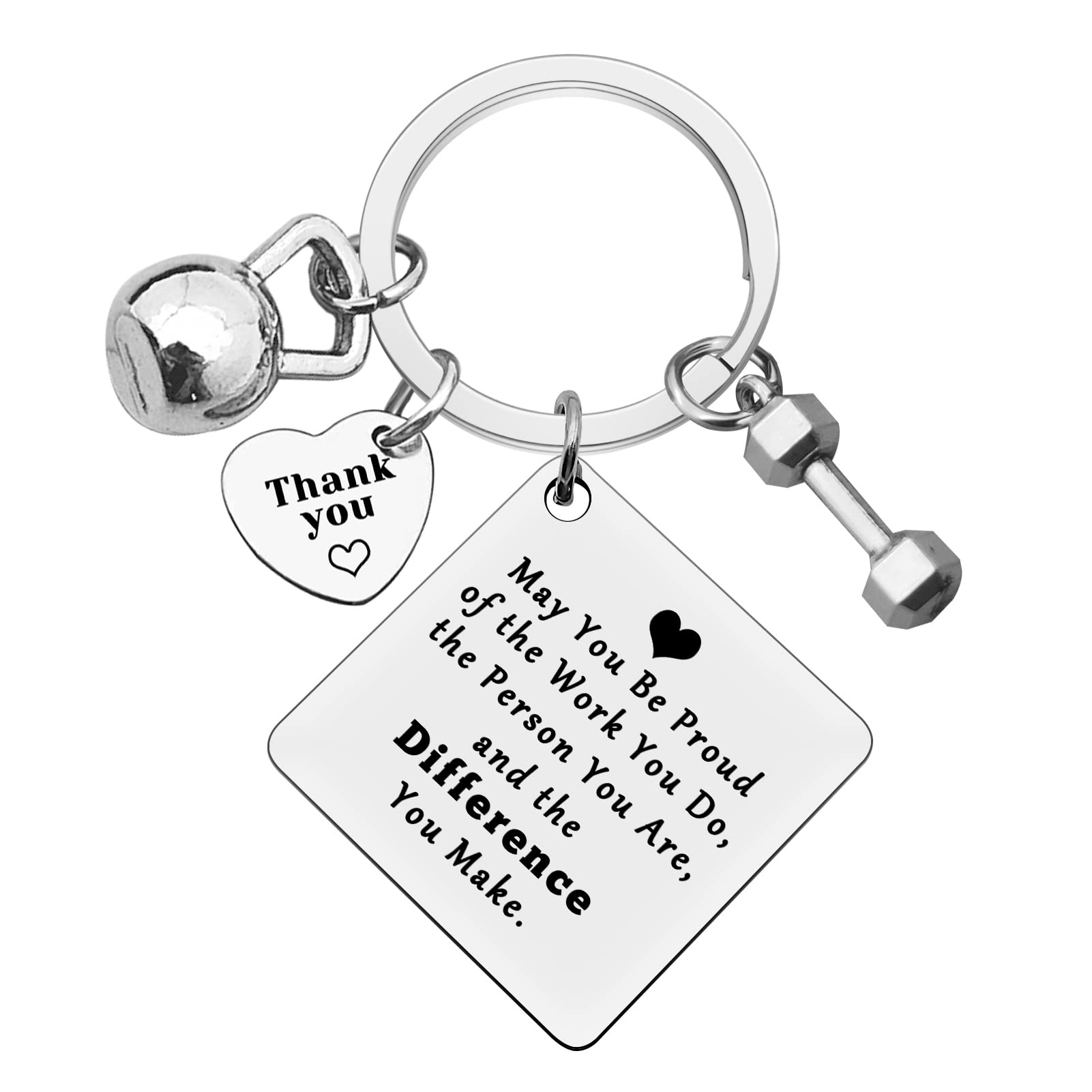 Xiahuyu Fitness Trainer Gifts Thank You Gifts for Fitness Instructor Personal Trainer Fitness Coach Appreciation Gift Gym Workout Jewelry May You be