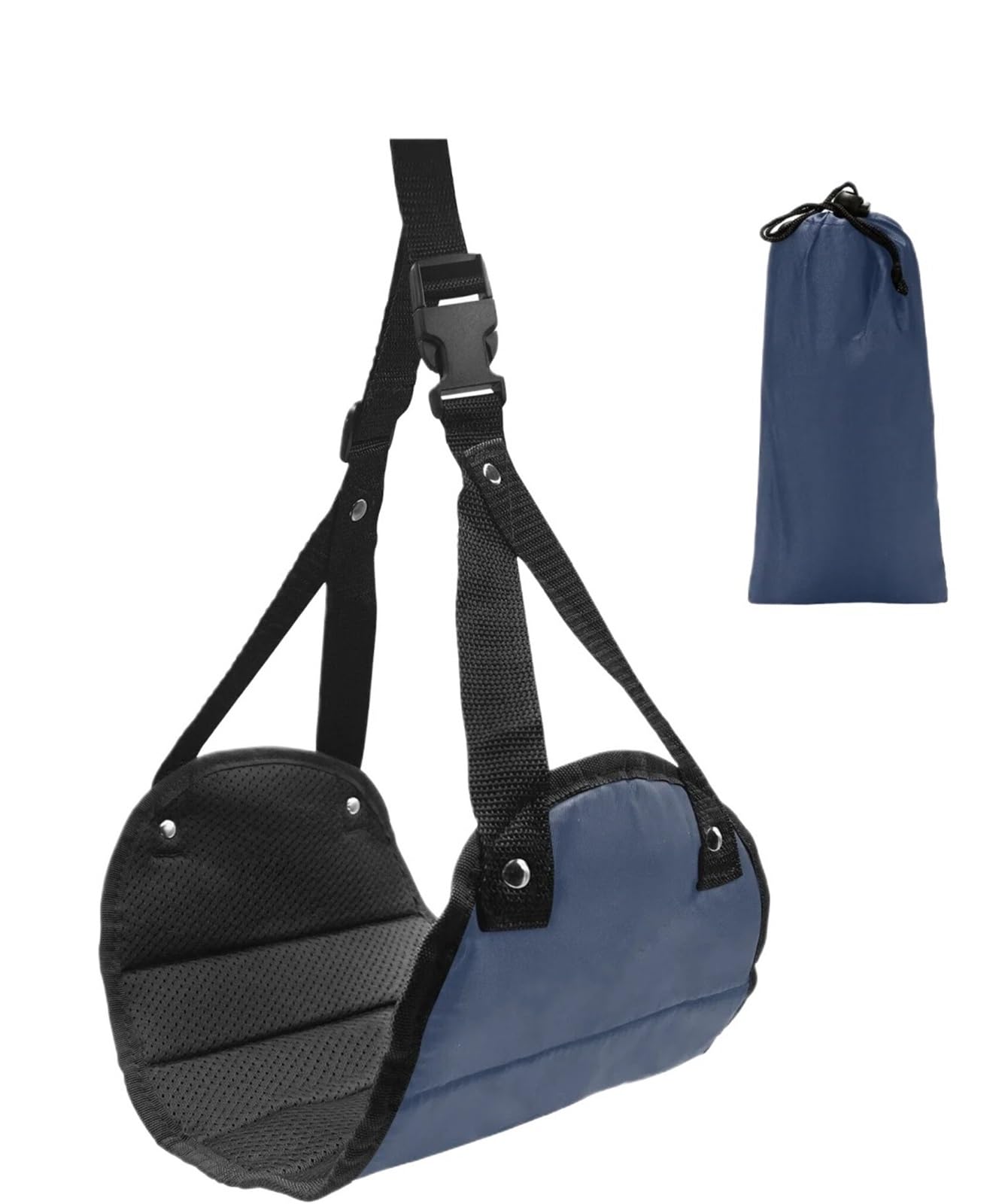 Fußstützen Tragbare Reiseutensilien Fußstützen Flugzeug-Fußstützen Höhenverstellbare Fußstützen Reisezubehör Hängematten(Blue-1PC)