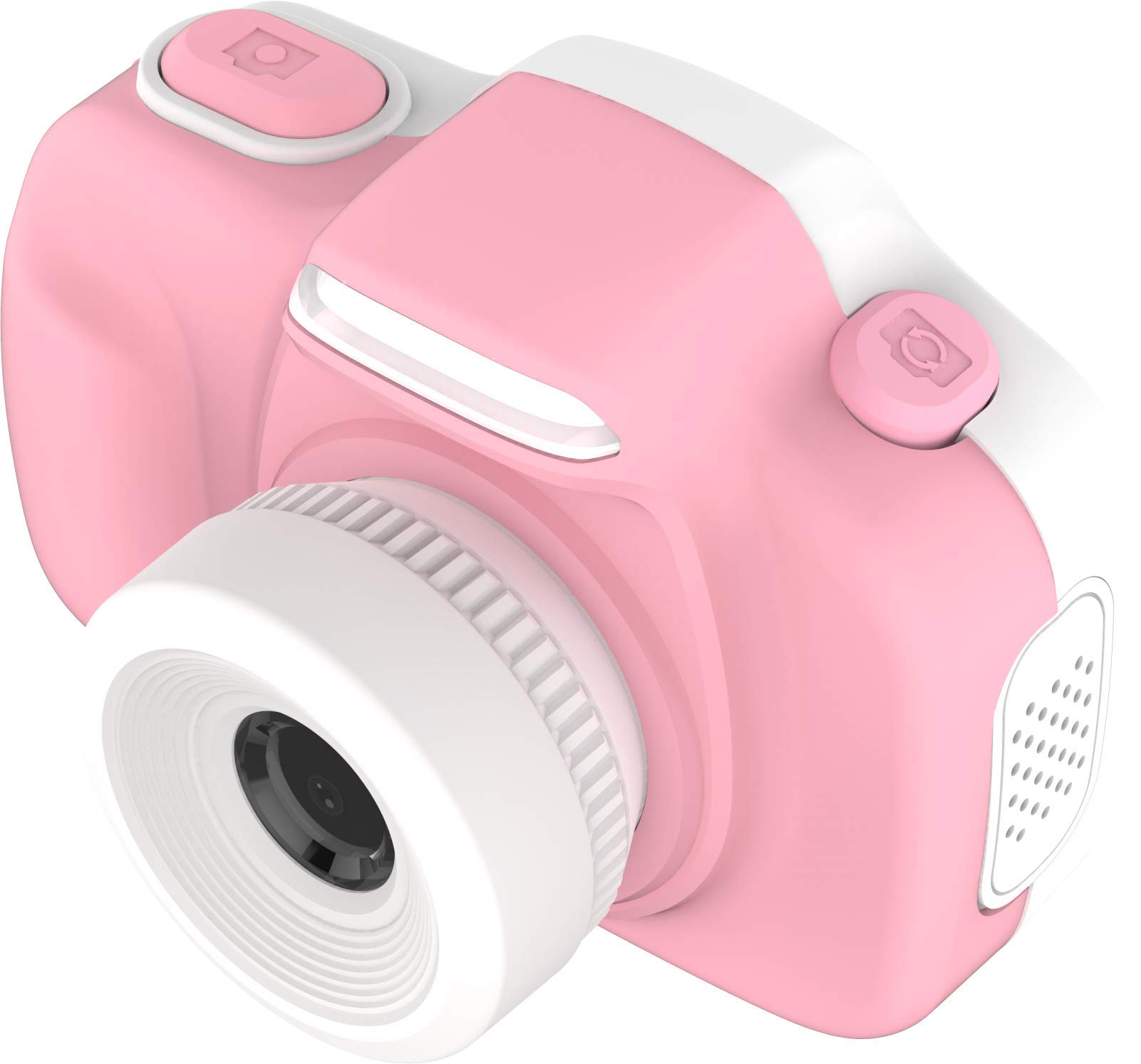 myFirst Camera 3, Fotocamera per Bambini con Doppio Obiettivo Anteriore e Posteriore, 16 MP, Video Full HD, Scheda Micro SD fino a 32 GB non Inclusa, Custodia Antiurto, Obiettivo Macro, Rosa