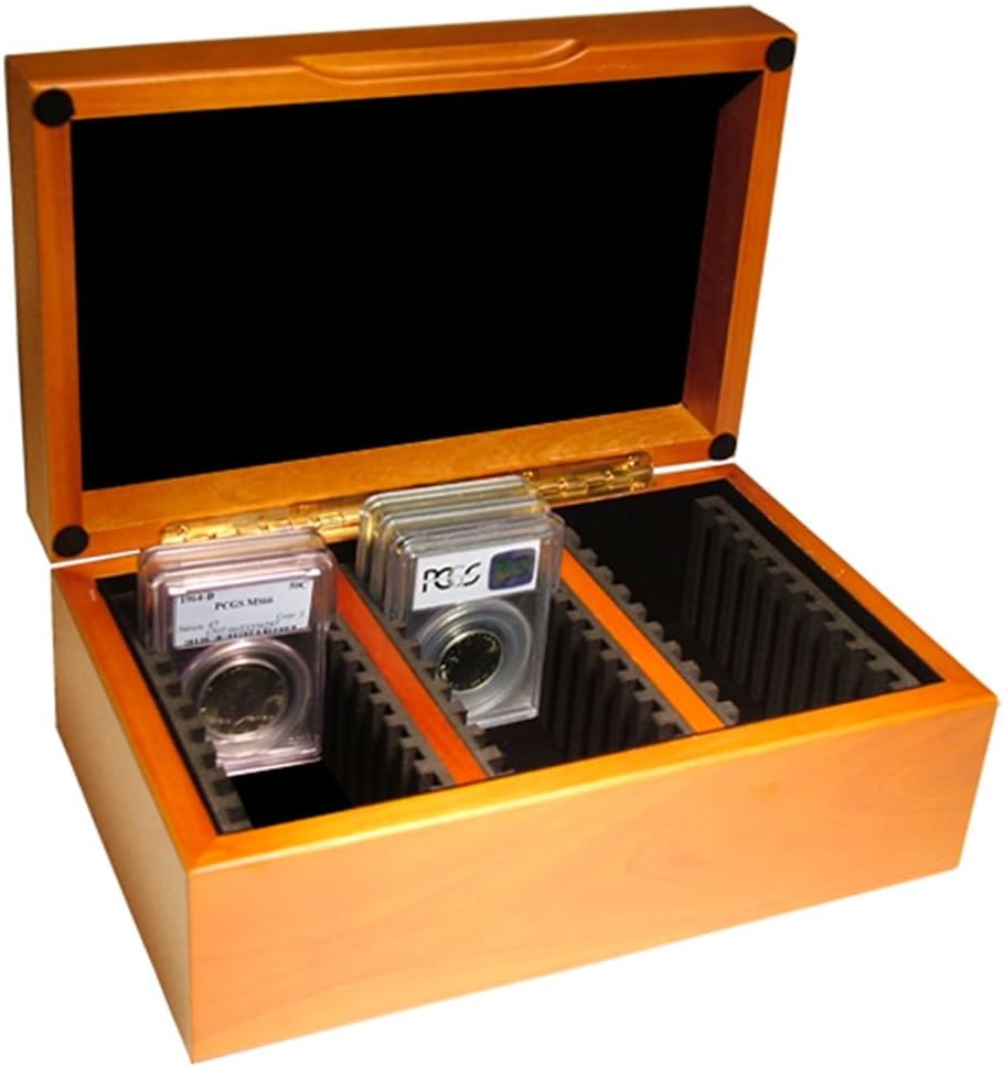 30 Certified Coin Wood Storage / Display Box PCGS / NGC / Premier / Little Bear