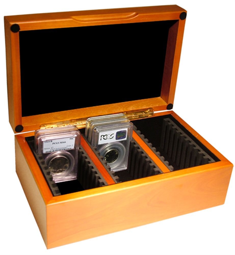 30 Certified Coin Wood Storage / Display Box PCGS / NGC / Premier / Little Bear