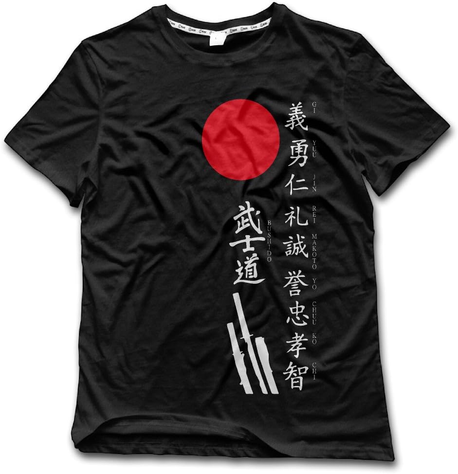Men's Japanese Kanji Samurai Bushido T Shirts