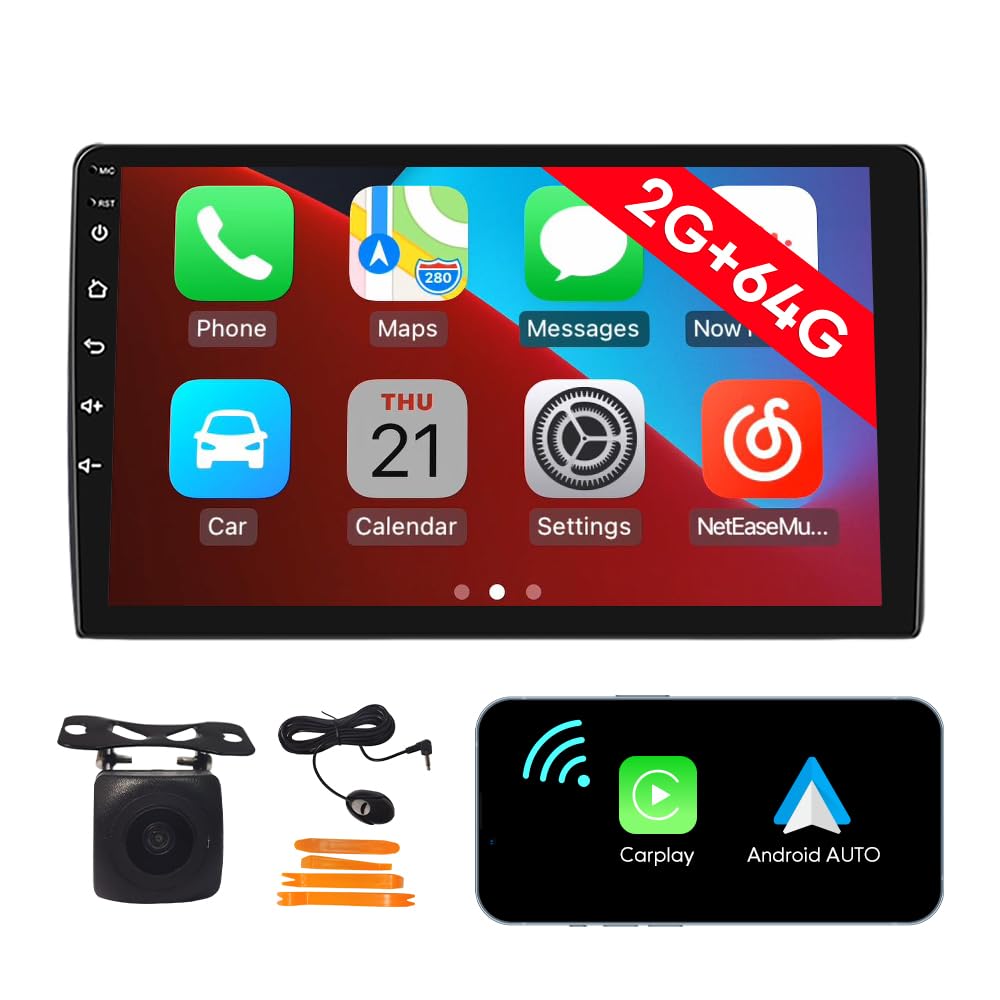 [2G 64G] Android Car Stereo FM Radio Carplay Android Auto 9
