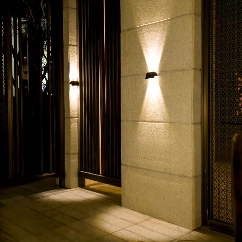 Miniatura 9 de Luces solares para iluminación exterior, arriba y abajo, luz solar para exteriores, dos modos de iluminación, encendidoapagado automático, IP65