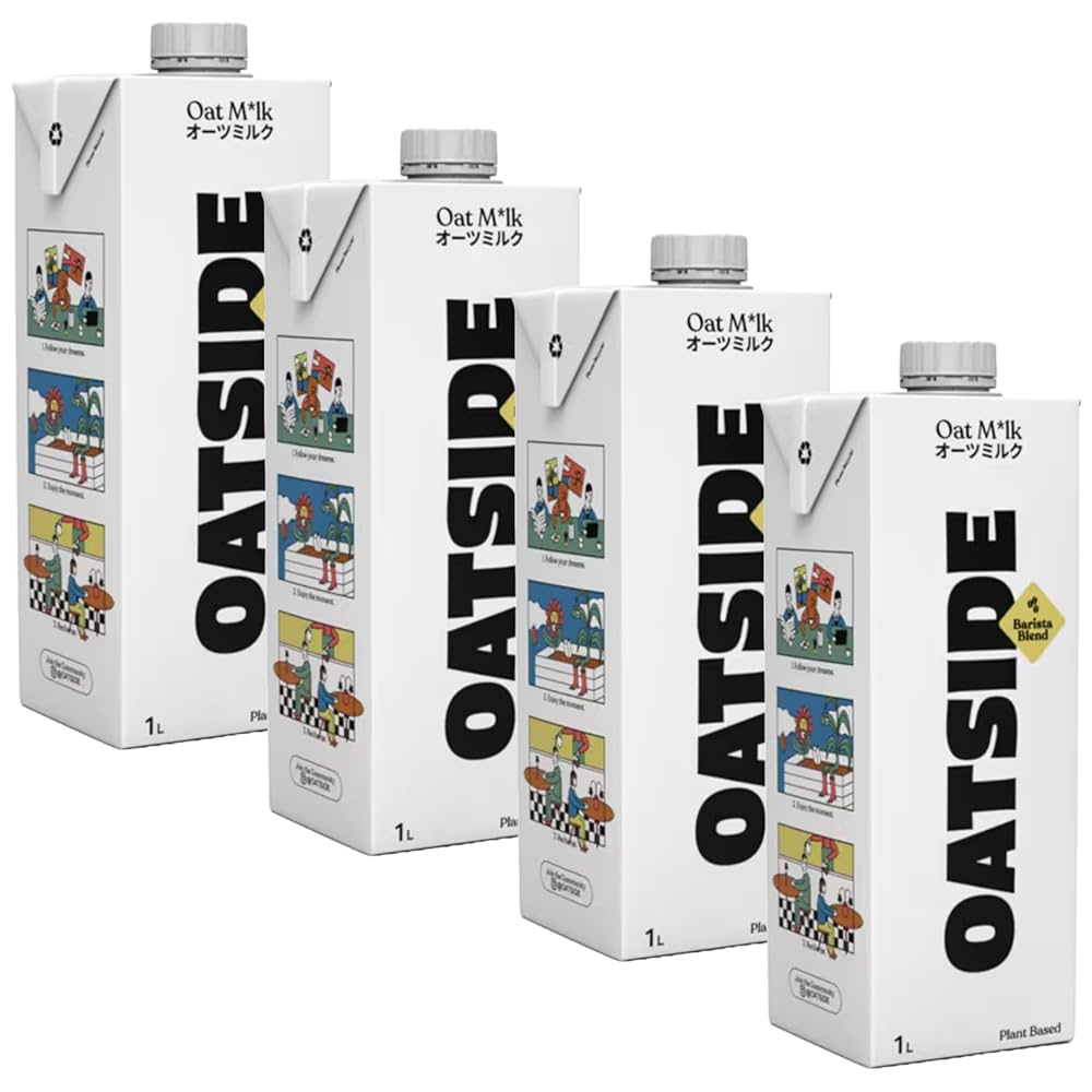 Amazon.co.jp: OATSIDE オーツミルク 1000ml ×4本 オーツサイド