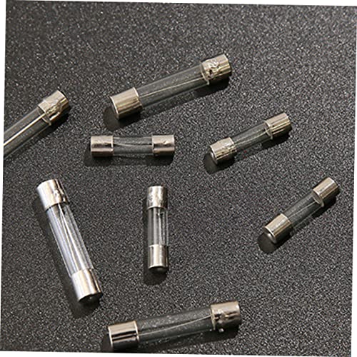 Kit de fusibles de tubo de vidrio 250 piezas 1A~20A de acción rápida set surtido para reparaciones eléctricas y proyectos DIY miniatura 4
