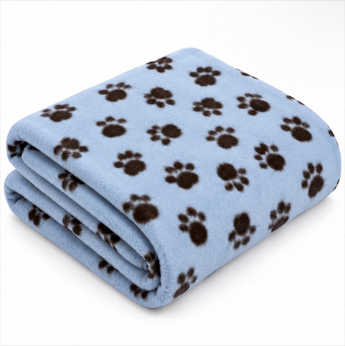 Honeyora Ltd Pet Fleece Blanket for Dogs & Cats, 100 x 60 cm Soft Washable Puppy Blanket, Warm Flannel Pet Throw for Sofa, Bed, Crate & Car, Anti-Slip Lightweight Blanket