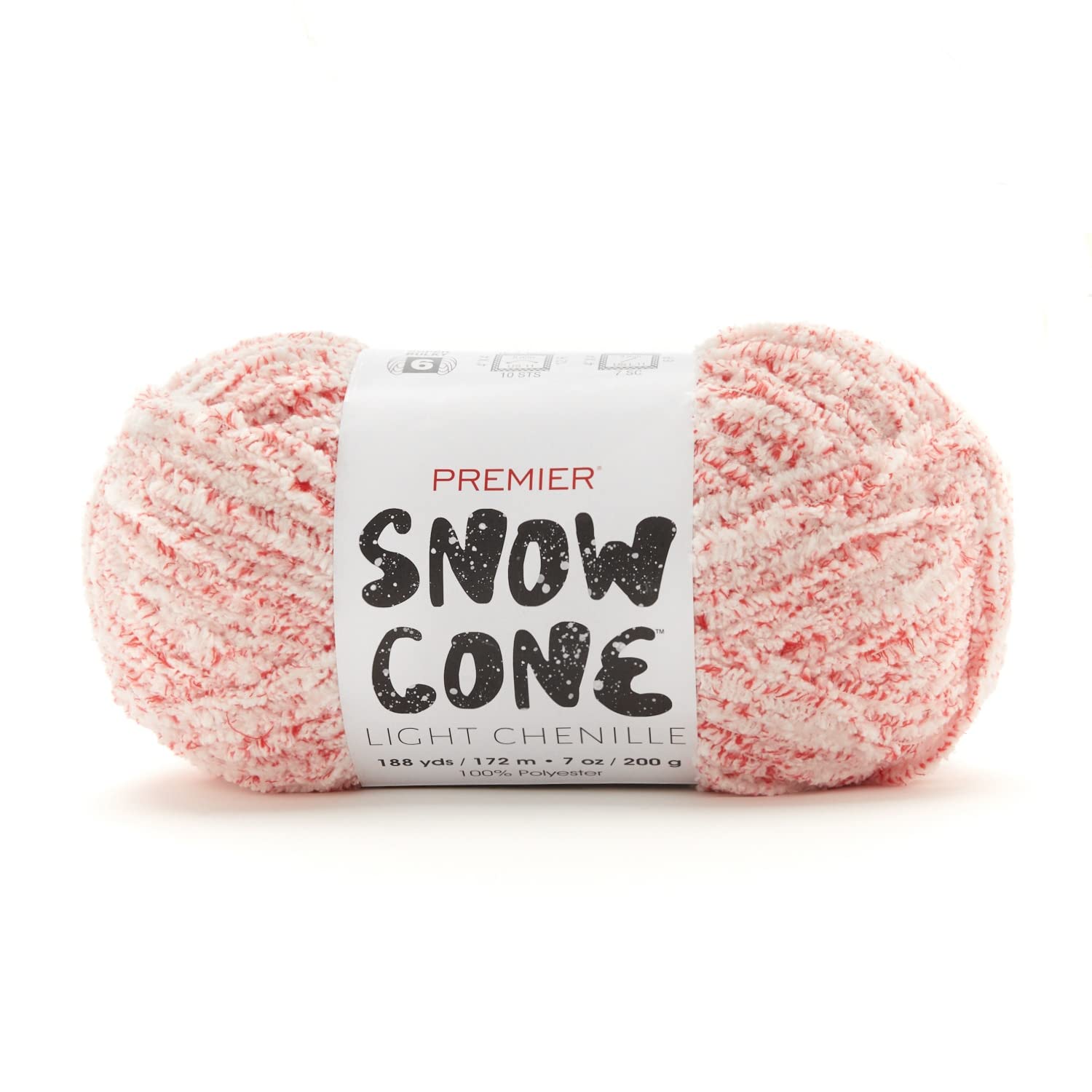 Laine Premier Snow Cone Light coloris Cherry pour tricot et crochet