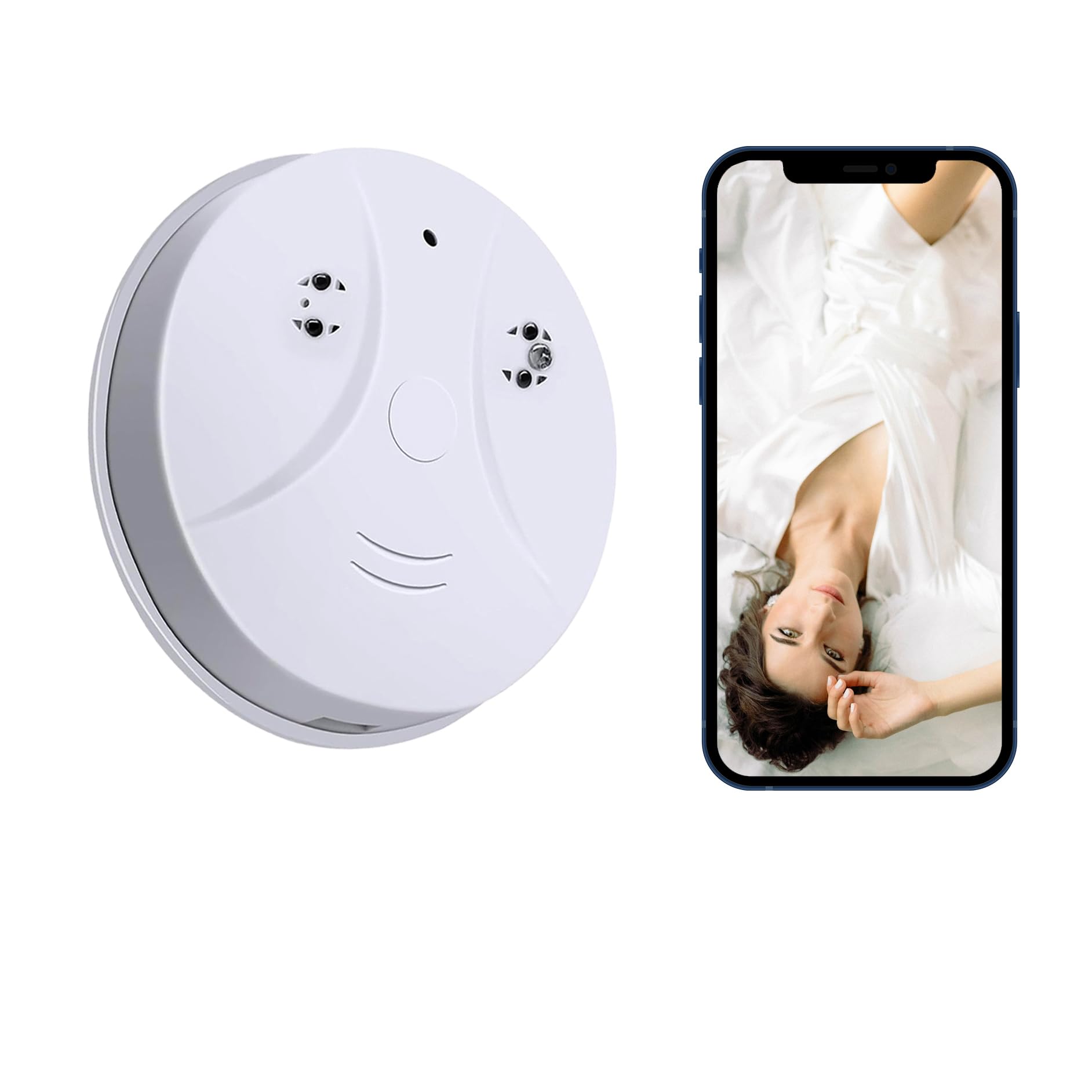 DWKINPING Hidden Camera Detector, 1080P Wireless Security Camera, Indoor Smoke Camera for Home Surveillance, Night Vision for Home, Baby, Pet