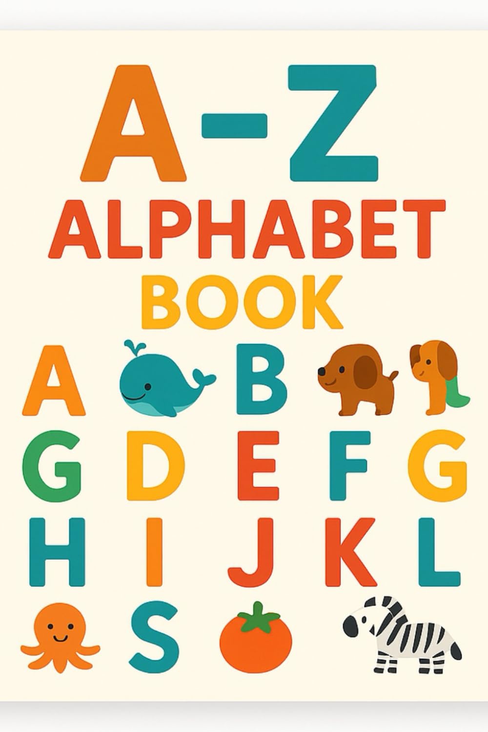 Alphabet A-Z Coloring Book