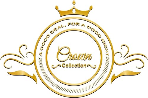 Miniatura 5 de Crown Royal Hotel Collection - Juego de sábanas de algodón egipcio de 800 hilos, 6 piezas, sábana bajera ajustable de 24 pulgadas de profundidad con