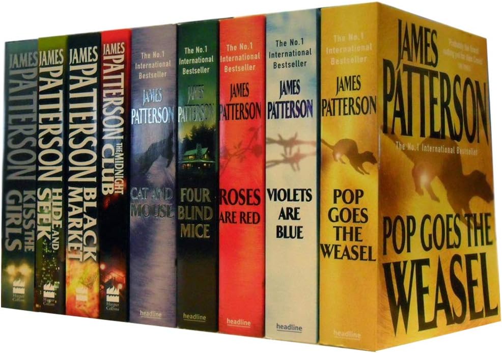 James Patterson Collection 10 Books Set RRP £79.90 (Pop Goes the Weasel, Violets are Blue, Jack and Jill, Four Blind Mice, Cat and Mouse, The Midnight Club, Hide and Seek, Along came a spider, Black market, Kiss the girls)(James Patterson Collection) Paperback
