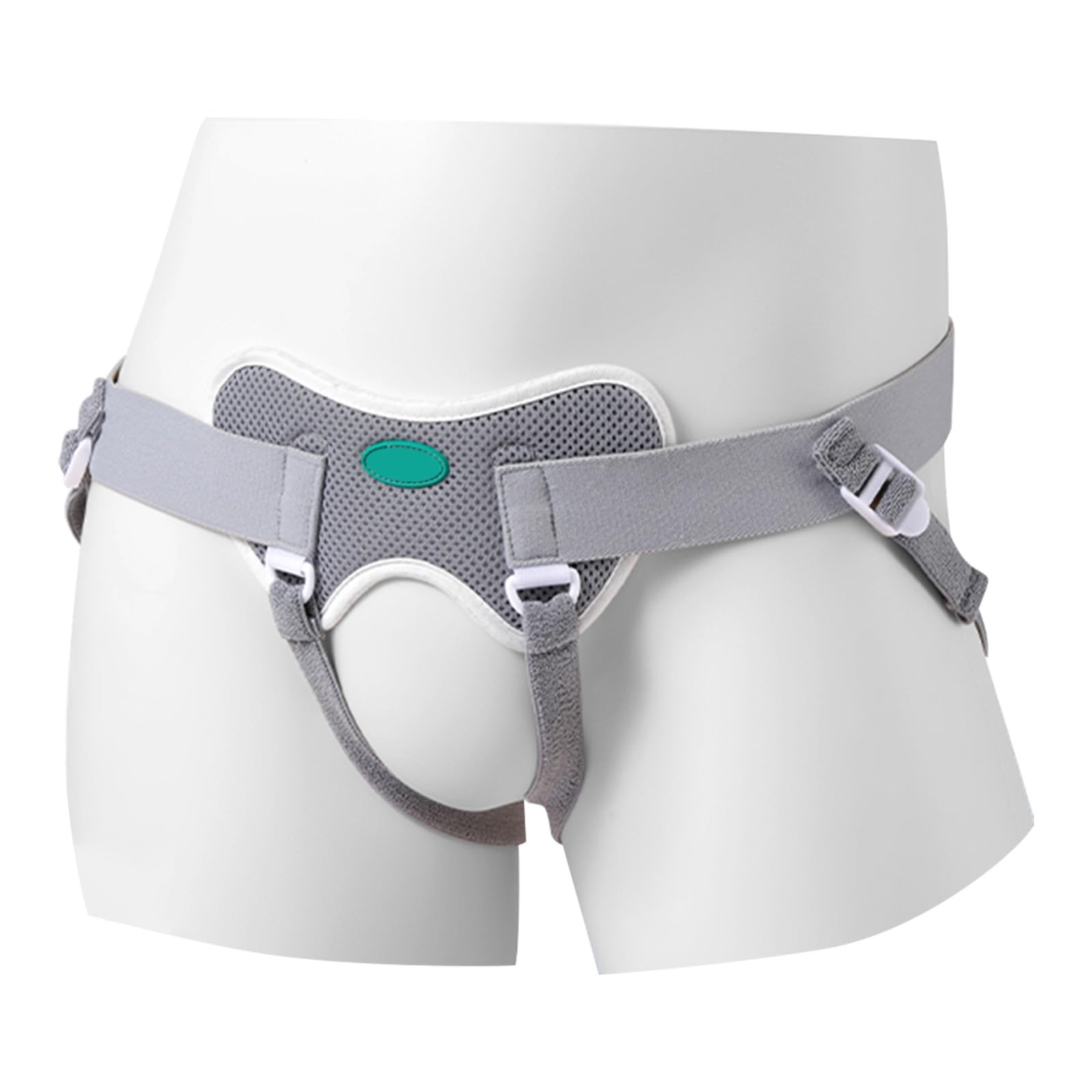 Cintura Ernia Inguinale Uomo e Donna con 2 Confezioni di Compressione in Silicone, Cintura per Ernia Inguinale Regolabili, Materiale Confortevole