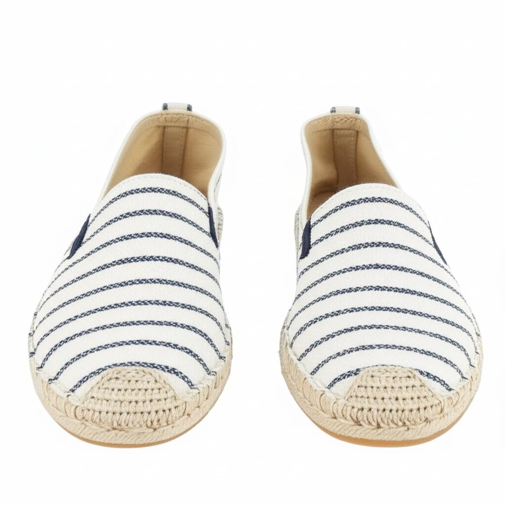 Espadrilles Walking Shoes Casuals for Men (White)