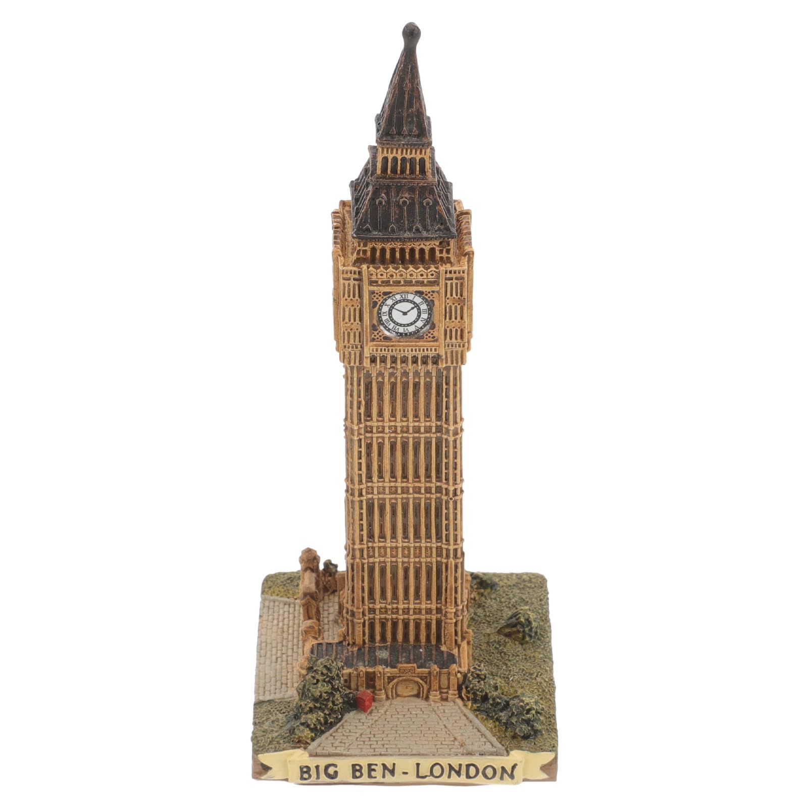 Reloj de torre de resina para decoración de oficina que soluciona escritorios aburridos