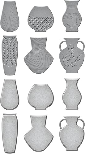 Miniatura 3 de Spellbinders Jarrones de cerámica de Simon Hurley troquelados, metal