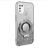 BLOTECH Coque Compatible avec Infinix Hot 9 Play Cas Gliiter 3 in 1 Cover téléphone Bling Housse TPU Souple Étui de Protection en Silicone + PP Détachable Bling Paper + 360 ° Stand Holder, Gray BLOTECH Coque Compatible avec Infinix Hot 9 Play Cas Gliiter 3 in 1 Cover téléphone Bling Housse TPU Souple Étui de Protection en Silicone + PP Détachable Bling Paper + 360 ° Stand Holder, Gray
