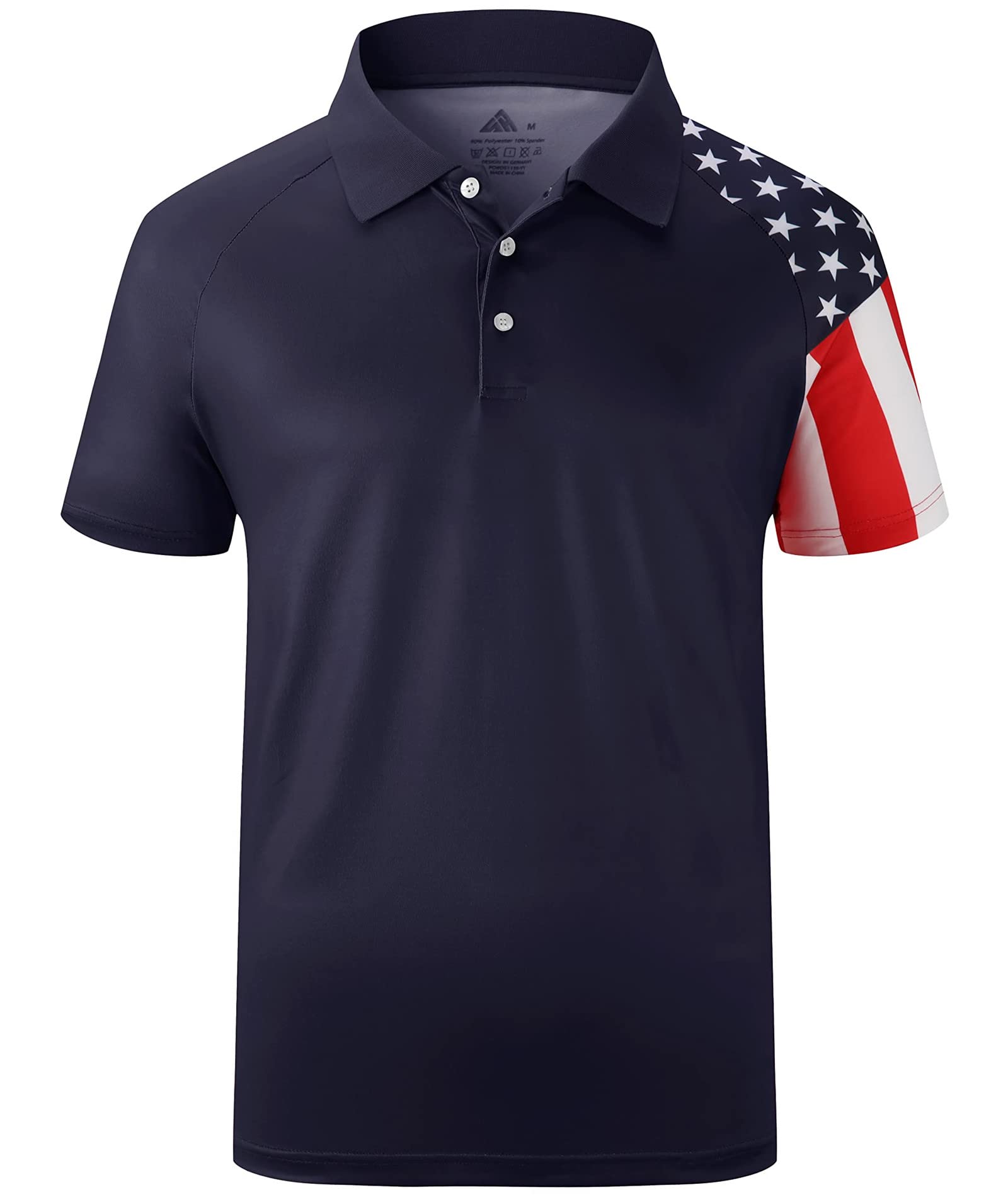 ZITY Mens Polo Shirt Short Sleeve Sports Tactical T-Shirt Athletic Golf Polos Daily Casual Stylish Collared Shirts for Men