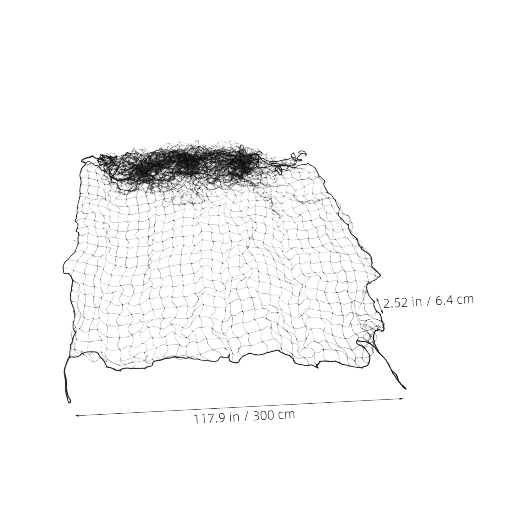 Abaodam High Density Woven Soccer Goal Replacement Net Weatherproof Sports Netting for Backyard Field Training Adaptable Robust Design for Enhanced Practice Focus