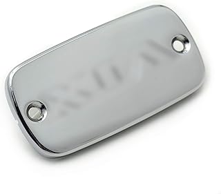 NBX- Tampa de reservatório de fluido de freio cromado "VTX" gravada para compatível com VTX 1800 2002-2011