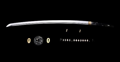 Miniatura 55 de siwode Katana hecha a mano de espiga completa, afilada, aleación Tsuba japonesa samurái, acero de alto carbono 1060, T10 1095, 40 pulgadas