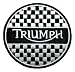 Triumph Motorcycles Racing Vintage Biker Logo t Shirt BT09 iron on Patches