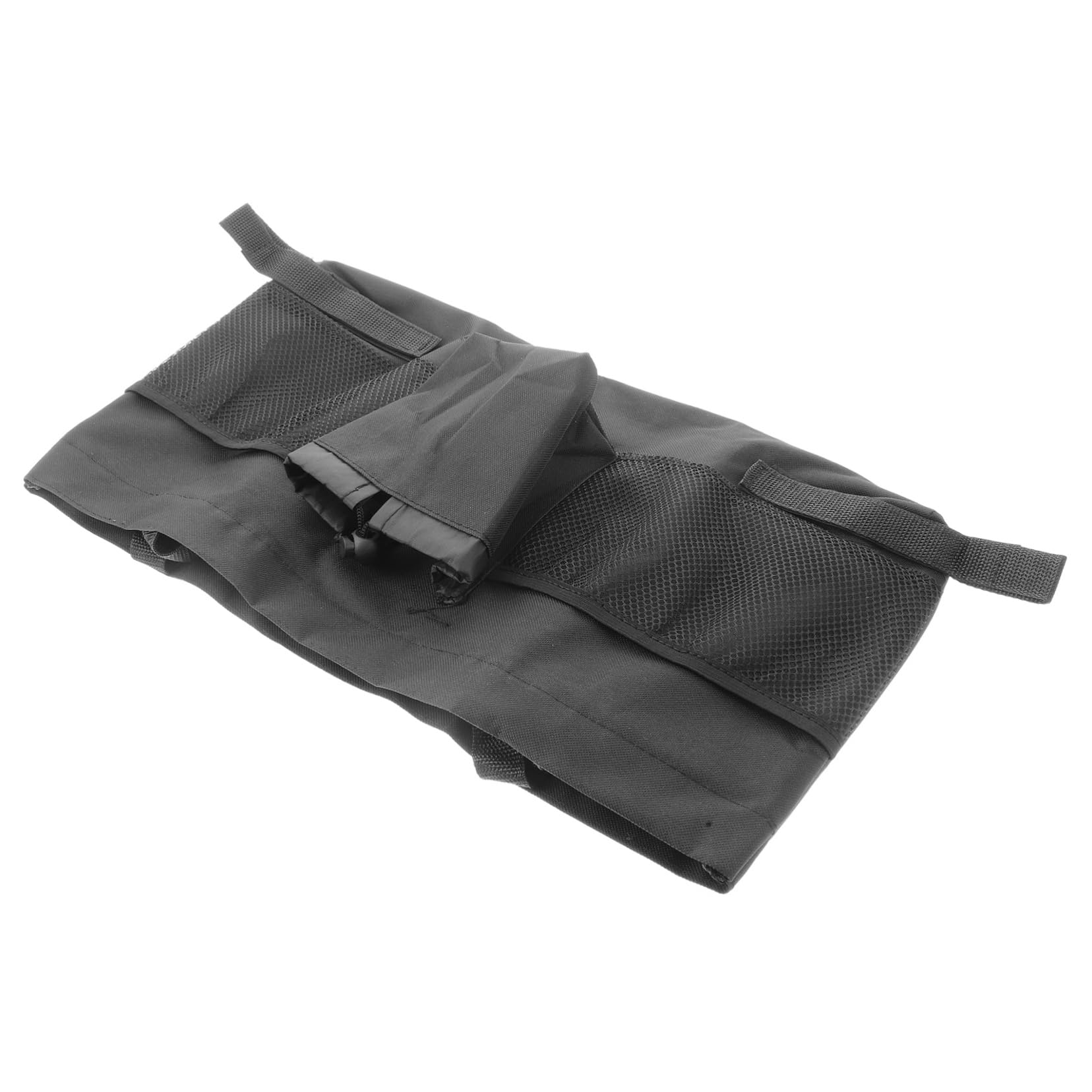 Bolsa Colgante para Silla de Ruedas Negra de Gran Capacidad | Tela Oxford, Ligera y Fácil de Llevar, para Compras y Actividades al Aire Libre