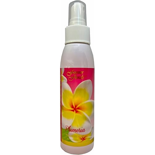 Forever Florals Hawaii Plumeria Flower Body Fragrance Mist or Air Freshener 4 fl oz