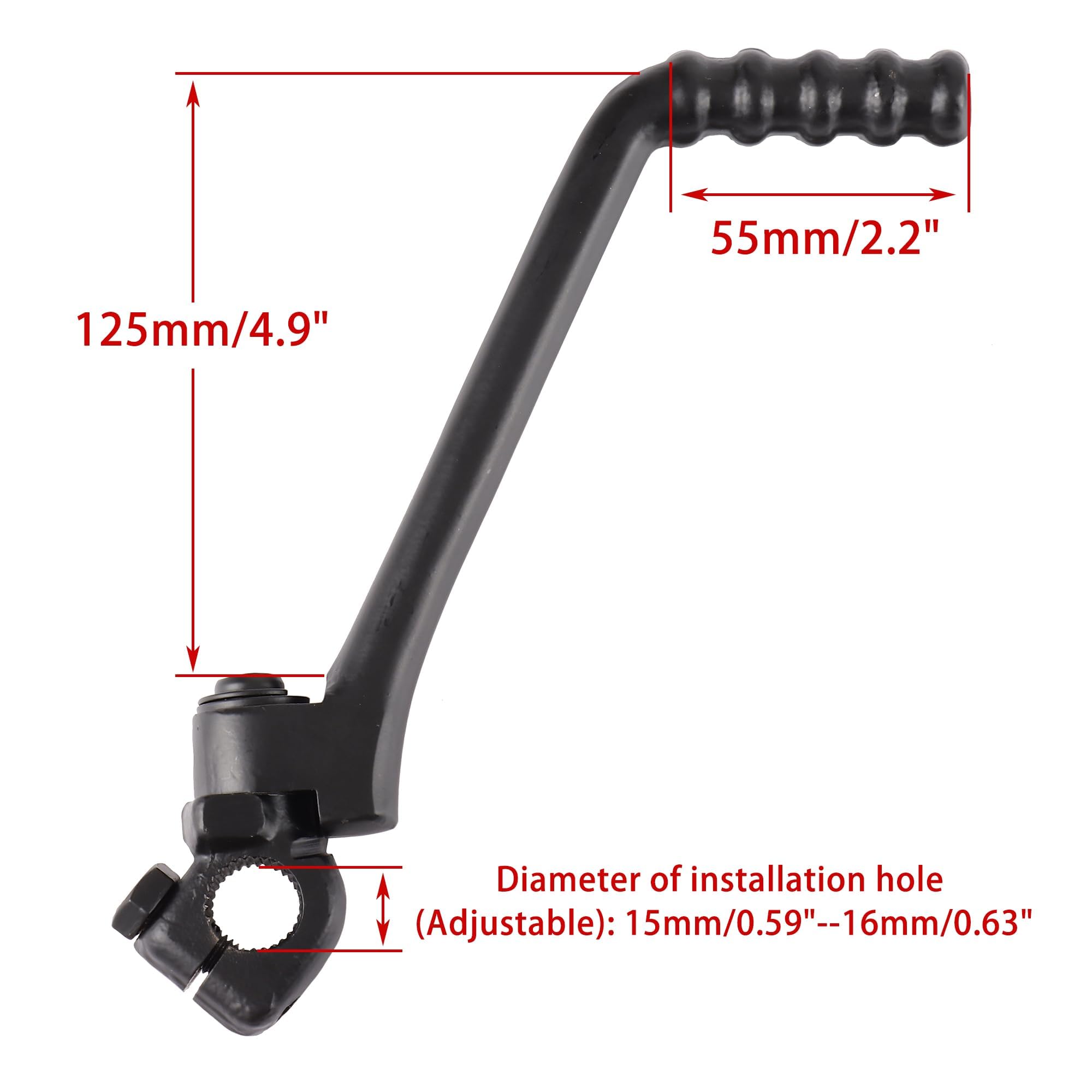 Amazon.com: WOOSTAR 15mm Kickstart Lever Pedal Replacement for