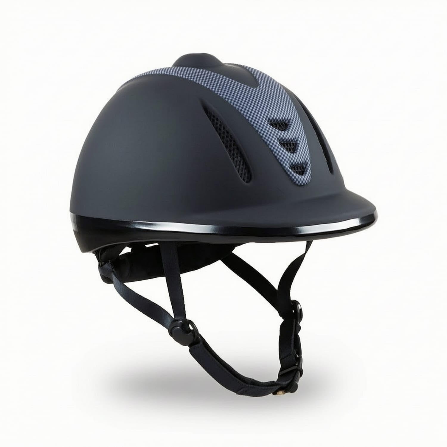 Vented Riding Helmet with Visor Breathable Helmet Sunshade Lightweight Streamlined for Equestrians, Riders, S-picture-30