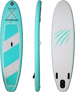 WBJLG Inflatable Stand Up Paddle Board Non-Slip Wide Stance Bundle Accessory Pack Durable Lightweight with Stable Wide Stance
