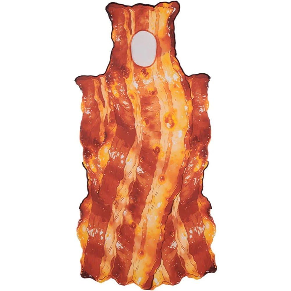 Costume de bacon adulte panoplie de carnaval et fête costumée sur le thème cuisine