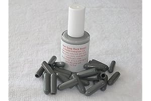 Dark Grey Dishwasher Rack Coating/Glue w/25 Caps