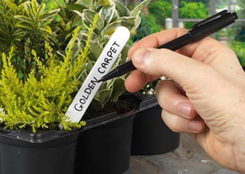 SupaGarden Garden Plant Label waterproof marker pen (Black ink