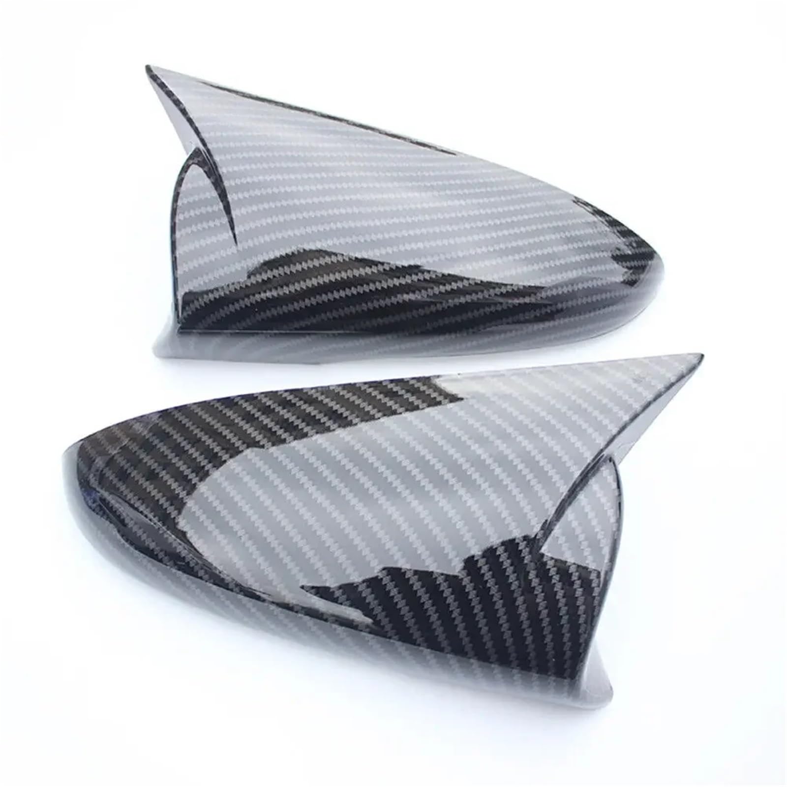 Wing Door Mirror Cover for Hyundai for LAFESTA I20 I20N for BAYON 2020-2023 Car Rearview Side Mirror Cover Sticker Wing Cap Exterior Door Case Trim(Carbon)