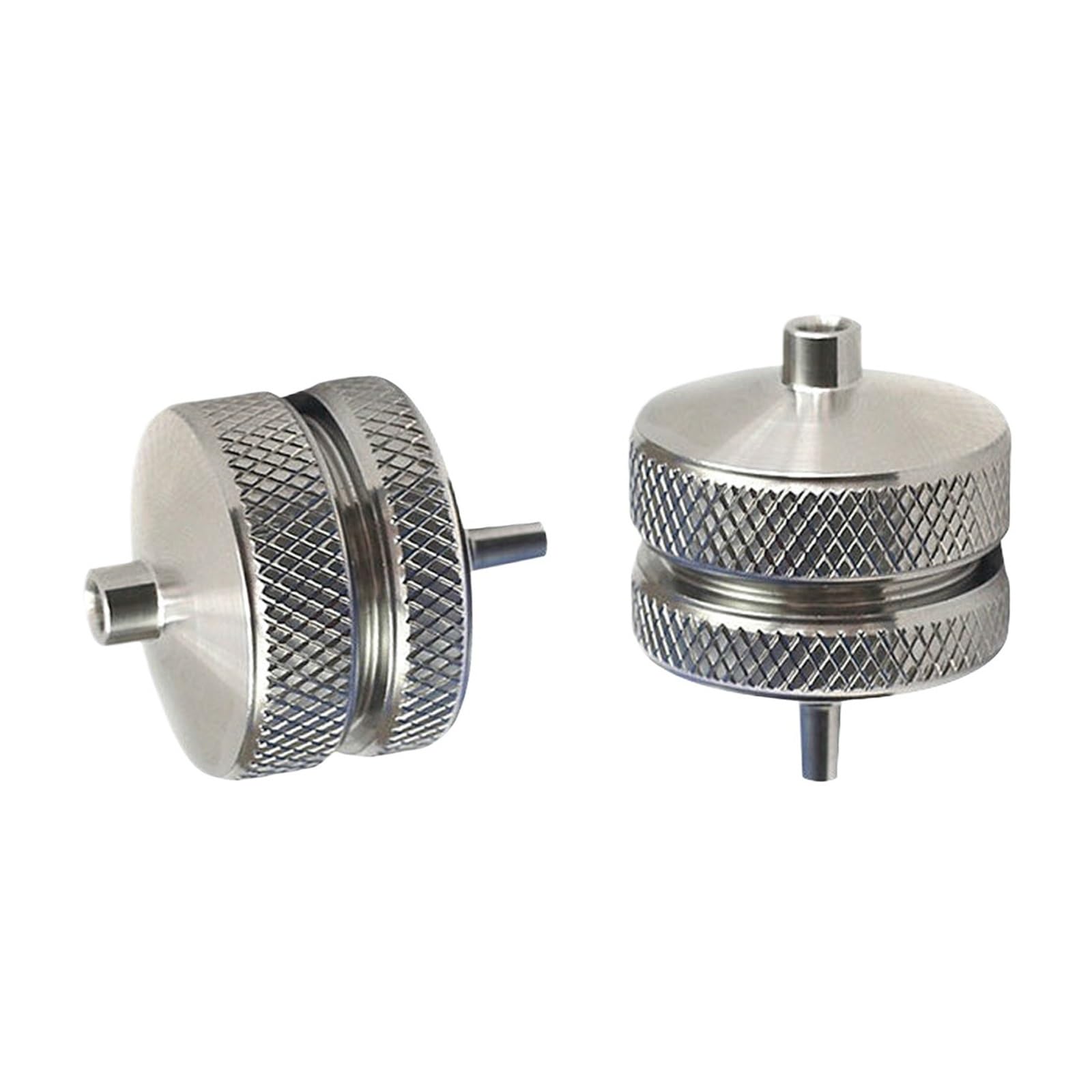 Spritzenvorsatzfilter Mikrospritzenfilter 13 25 50 mm Edelstahl Abnehmbarer Spritzenfilterkopf Austauschbare Filtrationsdichtung(13mm)