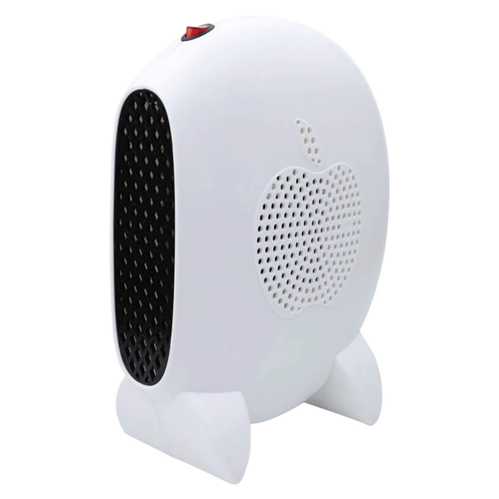 WWWRL Mini Heater For Home Office,Intelligent Temperature Control,Double-Sided Air Inlet,Corrugated Wire Heating,Convenient For Standing And Sleeping,Small Portable To Place Anywhere