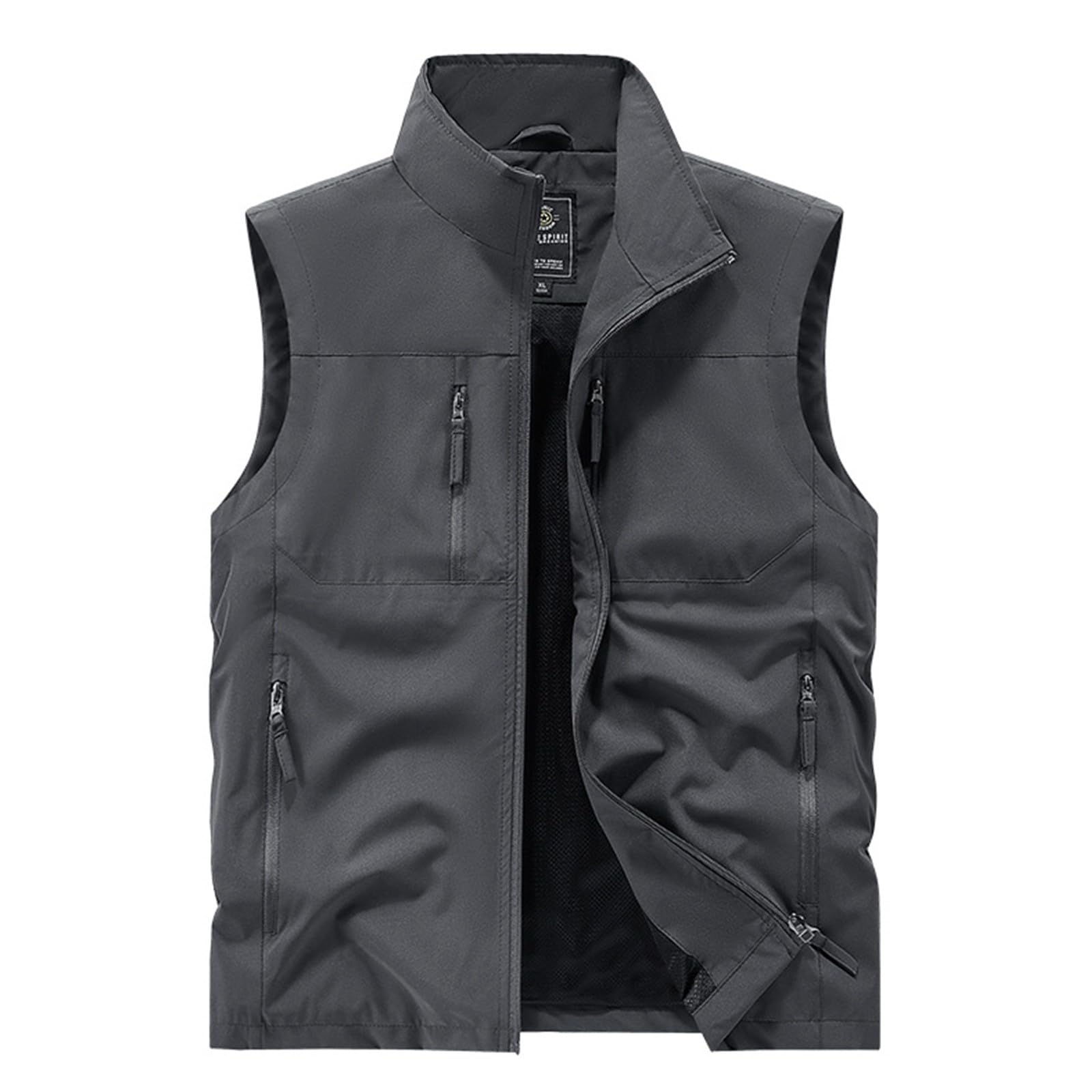 Chaleco softshell para hombre ligero y transpirable con bolsillos prácticos 4