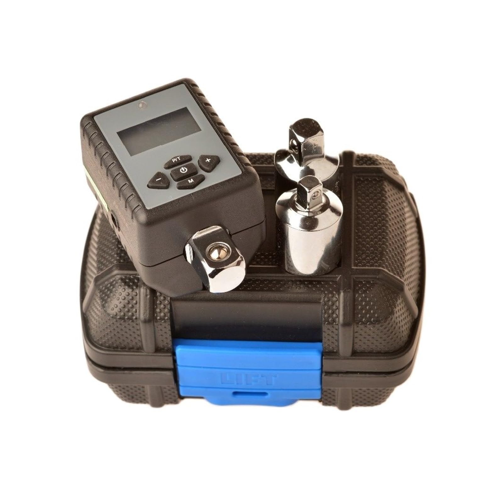 Set di Chiave Dinamometrica Digitale, Adattatore di coppia preimpostato for azionamento regolabile con torsiometro elettronico con display digitale ad alta precisione per bici, moto, auto(10-200Nm)