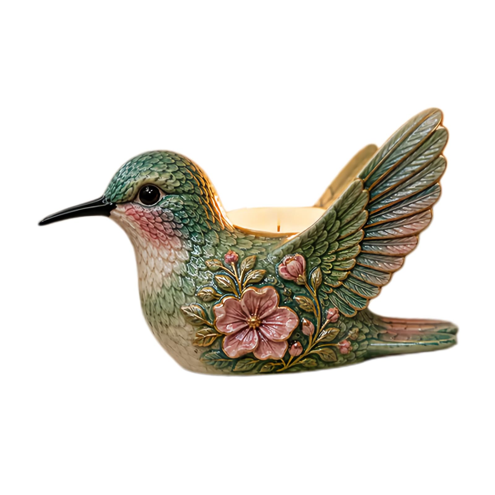 Whoasyst Resin Tealight Holders Decorative Candlestick Bird Holder for Wedding Centerpieces, Party, Home Decors Tealight Holders
