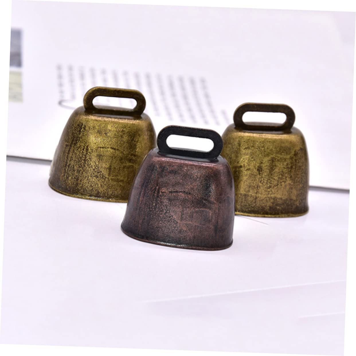 FONDOTIN Livestock Bells 6pcs Anti-Lost Bells for Cattle Horse Sheep Pet Supplies Farming Decorations