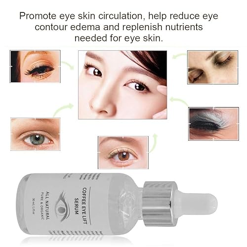 Miniatura 3 de Cafeína Cuidado de los Ojos Suero Círculo Oscuro Eliminación Ojo Bolsa Reafirmante Suave 1.0 fl oz Repone Nutrientes Textura Ligera