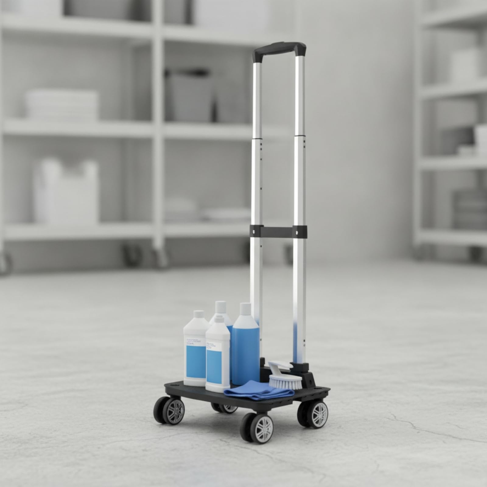Carrello con 4 Ruote Metallico